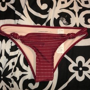 Cheeky Red Bikini Bottoms - XS